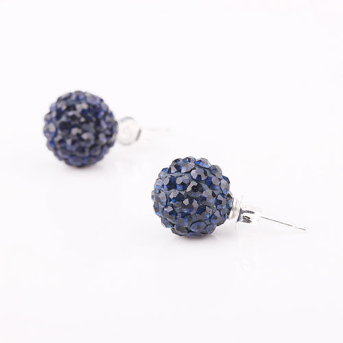 acessorios para mulher earings dark blue stud orecchini Costume Jewellery MP