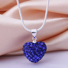 african beads collar necklace dark blue heart maxi colar bone MP
