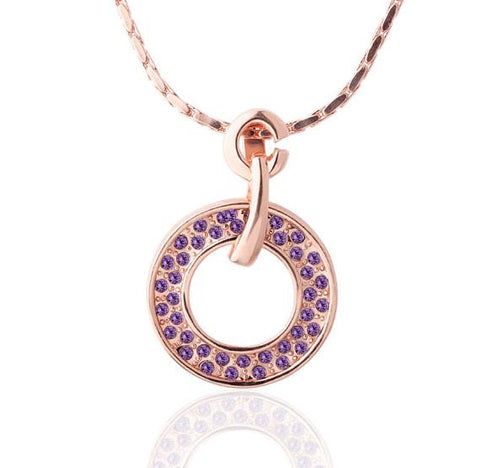 acessorios para mulher pendant necklace violetta circle tenis masculino wedding decoration 45 MP