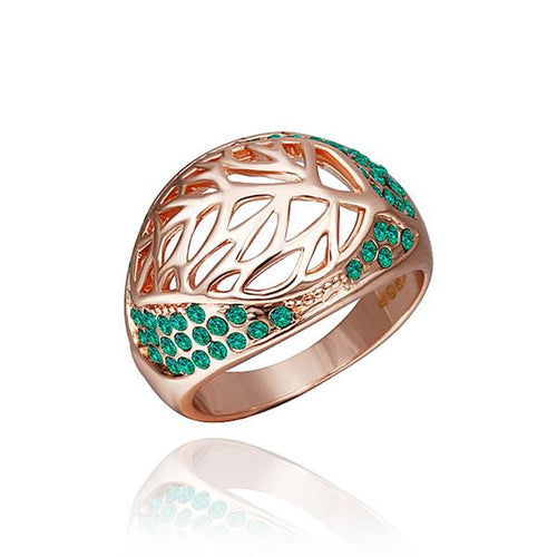 acessorios para mulher rings leaf blue bague horloge259 MP