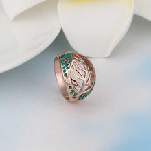 acessorios para mulher rings leaf blue bague horloge259 MP