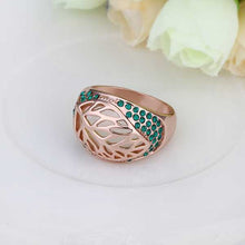 acessorios para mulher rings leaf blue bague horloge259 MP