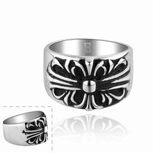 punk style stainless steel wedding ring Terror black bow ring men Elegant MAYAR 15 MP
