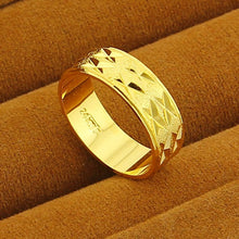 18K Gold Plating rings casual flower anel masculino jewelry YHDR 14 MP