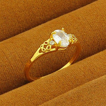 18K Gold Plated rings thin white rock men ring Personalized YHDR 26 MP