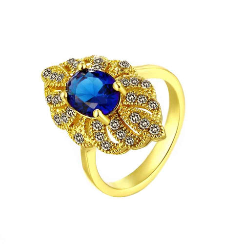 18k gold plated wedding rings insets sapphire opal men jewelry187 MP