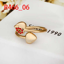 18k gold plated wedding rings two heart io anel floating charms2 MP