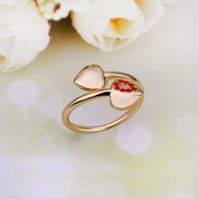 18k gold plated wedding rings two heart io anel floating charms2 MP