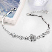 925 sterling silver bracelet men Flower pulseras mujer bijoux STVH 67 MP