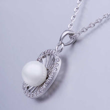 Austrian Crystal collar necklace shell pear gros collier femme horloge 52 MP