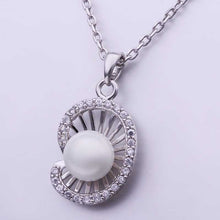 Austrian Crystal collar necklace shell pear gros collier femme horloge 52 MP