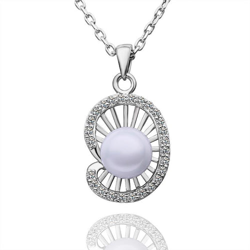 Austrian Crystal collar necklace shell pear gros collier femme horloge 52 MP