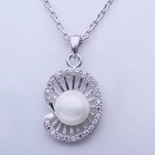 Austrian Crystal collar necklace shell pear gros collier femme horloge 52 MP