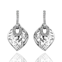 Austrian Crystal earrings yellow hollow stud earrings orecchini love 141 MP