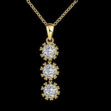 acessorios para mulher necklace women Three flower pendant collares collier plastron218 MP