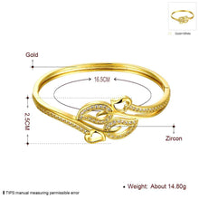 Beautiful 18K Gold Plating Coil connected men bracelet MP