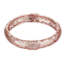Beautiful 18K Gold Plating Hollow carved pattern Rhinestone men bracelet Jewelry European Style MP