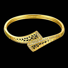 Beautiful 18K Gold Plating Hollow geometry men bracelet Jewelry European Style MP