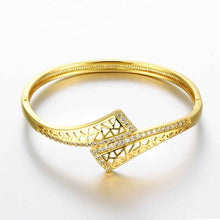 Beautiful 18K Gold Plating Hollow geometry men bracelet Jewelry European Style MP