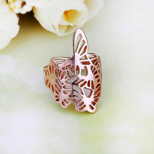 Beautiful 18K Gold Plated engagement ring many butterfly aliancas wedding jewelry192 MP