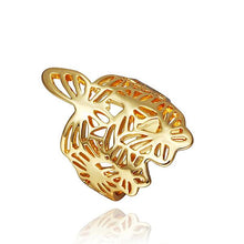 Beautiful 18K Gold Plated engagement ring many butterfly aliancas wedding jewelry192 MP