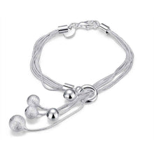 Beautiful silver bracelets bangles with three rose men bracelet accessories HBH 29 MP