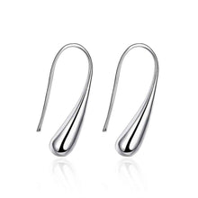 Beautiful silver earing Water drop pendientes to us bear collier plastron femme 221 MP