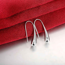 Beautiful silver earing Water drop pendientes to us bear collier plastron femme 221 MP