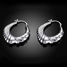 Beautiful silver earring Twill Coil clip cufflinks wedding 7 5 MP