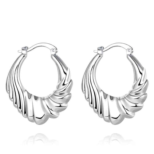 Beautiful silver earring Twill Coil clip cufflinks wedding 7 5 MP