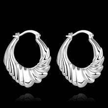 Beautiful silver earring Twill Coil clip cufflinks wedding 7 5 MP
