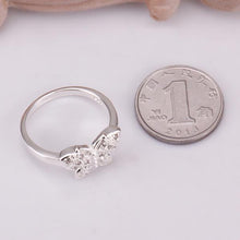 Beautiful silver engagement ring Openwork butterfly anel masculino ruby jewelry 5 MP