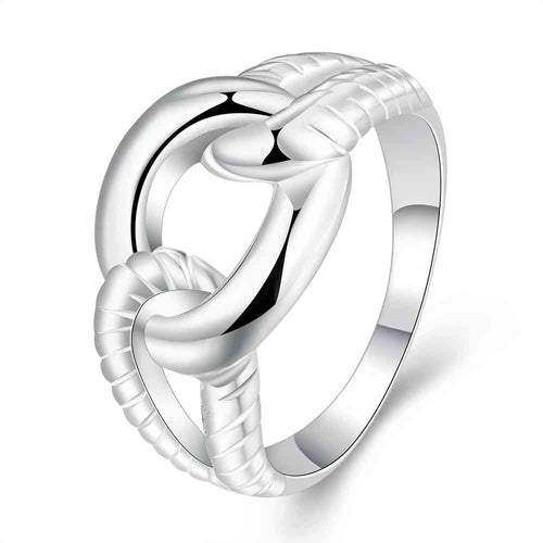 Beautiful silver engagement ring Tangled men ring horloge 697 MP