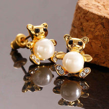 18K Gold Plating earring panda stud stud brincos de festa 29 MP