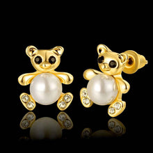 18K Gold Plating earring panda stud stud brincos de festa 29 MP