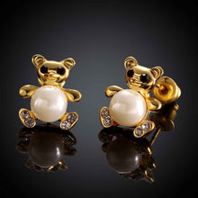 18K Gold Plating earring panda stud stud brincos de festa 29 MP