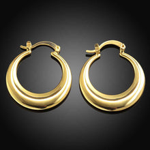 18K Gold Plating earrings casual circle hoop ear cuff Gift for her 321 MP