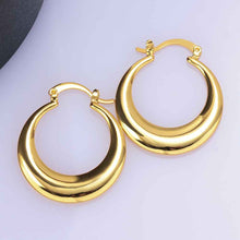 18K Gold Plating earrings casual circle hoop ear cuff Gift for her 321 MP