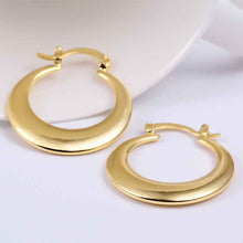 18K Gold Plating earrings casual circle hoop ear cuff Gift for her 321 MP