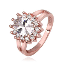 18K Gold Plating rings white flower rose color anillos bear jewerly accessories225 MP