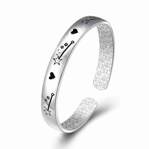 925 Sterling Silver friendship bangle Drip meteor women bracelet bijoux HBB 79 MP