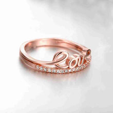 18K Gold Plating rings love aneis MP