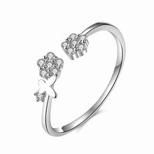 925 sterling silver Engagement rings Flowers opposition anel masculino jewellery138 MP