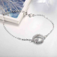 925 sterling silver in jewelry bracelets bangles Stone Circle pulseira feminina accessories STVH 56 MP