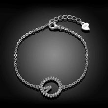 925 sterling silver in jewelry bracelets bangles Stone Circle pulseira feminina accessories STVH 56 MP