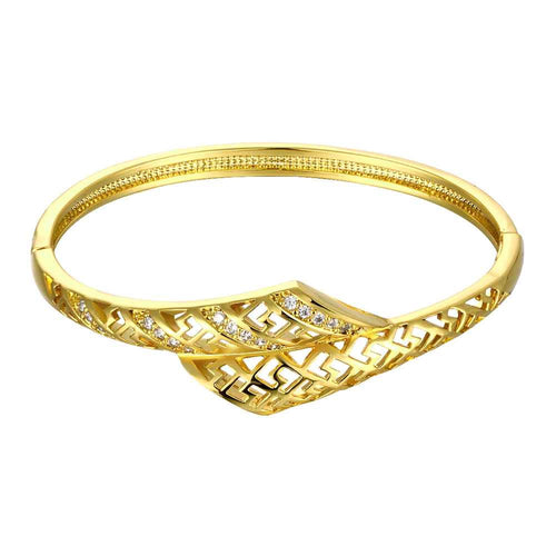Austrian Crystal Hollow stripe geometry men bracelet jewerly accessories MP