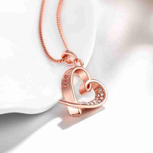 Austrian Crystal necklaces pendants Hollow irregular heart patek jewerly accessories MP