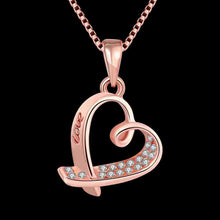 Austrian Crystal necklaces pendants Hollow irregular heart patek jewerly accessories MP