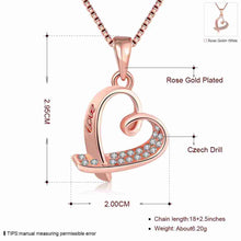 Austrian Crystal necklaces pendants Hollow irregular heart patek jewerly accessories MP