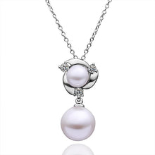 acessorios para mulher necklaces twin pear collares populares floating charms 5 MP